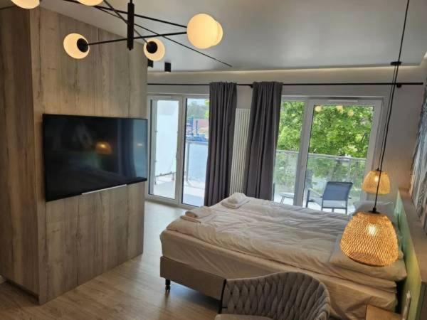 Apartament Z Widokiem Na Morze I Port Mrzeżyno Dış mekan fotoğraf